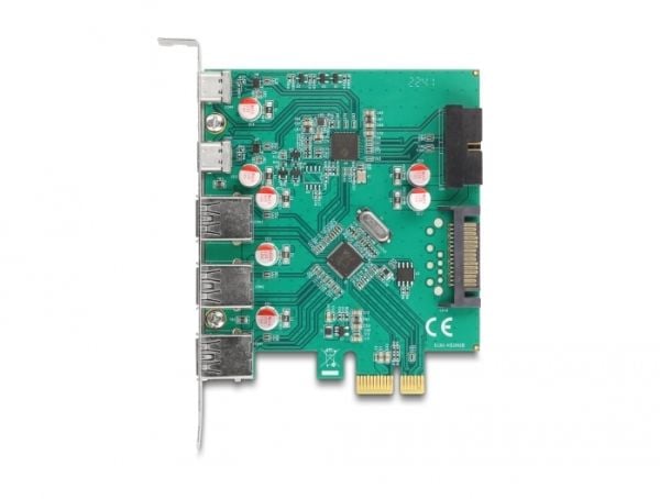 Delock - Gränssnittsadapter - PCIe 2.0 - SATA