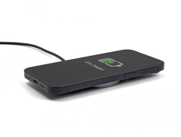 Delock - Trådløs ladepute - 15 watt - 1.25 A - svart/grå