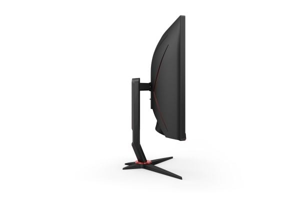 AOC G2 CU34G2XP, 86,4 cm (34"), 3440 x 1440 piksler, UltraWide Quad HD, LED, 5 ms, Sort, Rød