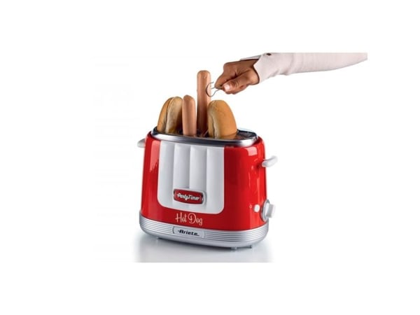 Ariete Party Time 0206 - Varm pølsemaskin - 650 W - rød