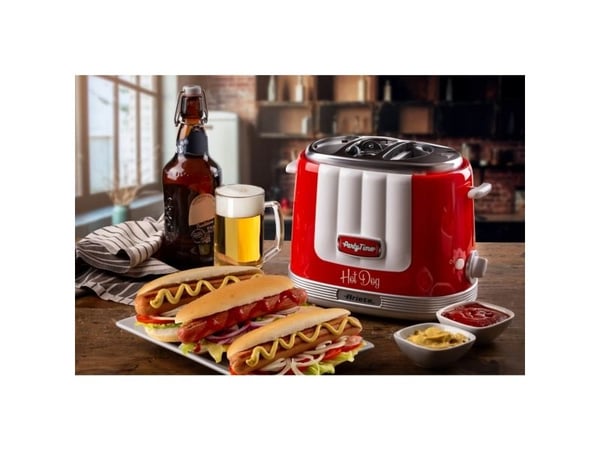 Ariete Party Time 0206 - Varm pølsemaskin - 650 W - rød