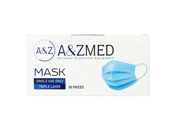 A&Z MED engangskirurgisk maske sertifisert 50 stk