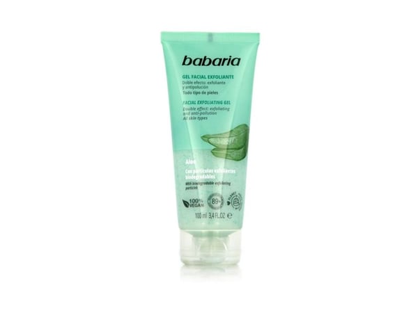 BABARIA ALOE VERA EXFOLIATING GEL ALLA HUDTYPER 100ML