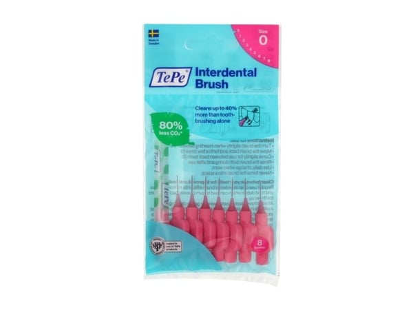 TePe interdentalbørster Tepe Pink (8 deler)