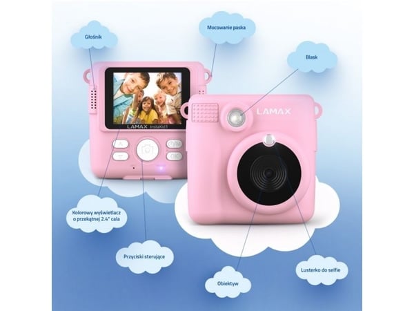 Lamax InstaKid1 Rosa