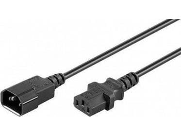 goobay - Jatkojohto - IEC 60320 C14 - IEC 60320 C13 - AC 250 V - 10 A - 1,5 m - musta - IEC 60320 C14 - IEC 60320 C13 - IEC 60320 C13 - AC 250 V - ...