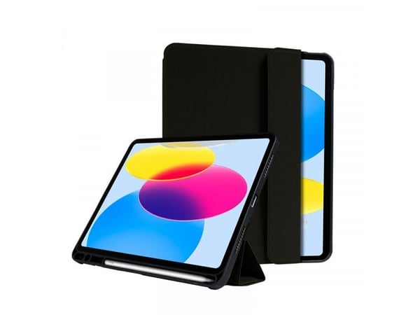 Crong FlexFolio for iPad 10,9" (2022) med Apple Pencil svart