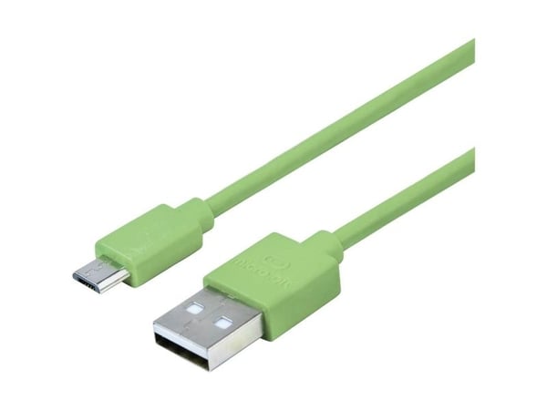BBC micro:bit data-/strömkabel [1x USB 2.0 A - 1x USB 2.0 Micro-B] 0,30 m grön