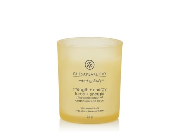 Chesapeake Bay Strength Energy Candle Three Wicks