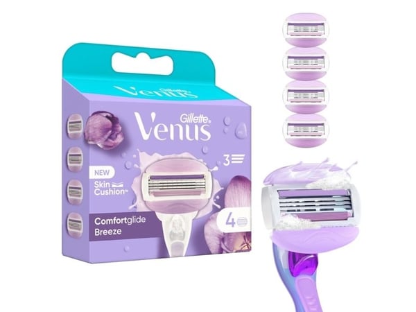 Gillette Venus Breeze - Patron for påfyllbar barberhøvel - hunn - 3 blad - 1.9 g (en pakke 4)