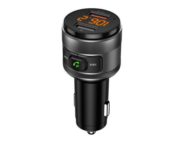 FM-sender Art Car FM MP3-sender med BT-funksjon, USB LCD FM-57 QC3.0