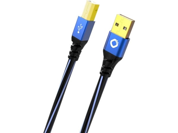 OEHLBACH 9346, 10 m, USB B, USB A, 2.0, Blå