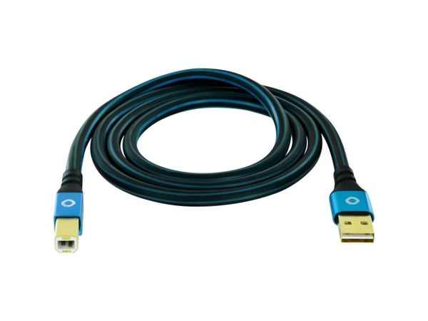 OEHLBACH 9346, 10 m, USB B, USB A, 2.0, Blå