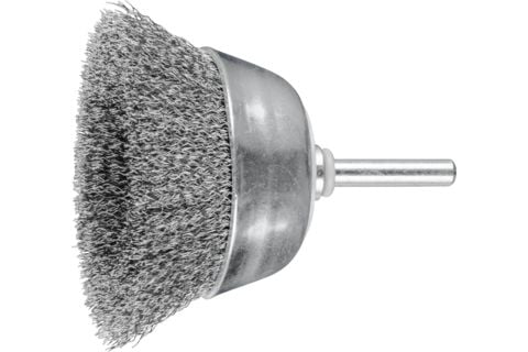 PFERD 43211201, Kopp stålbørste, 6 mm, 7 cm, Stål, 6000 RPM, 10 stykker
