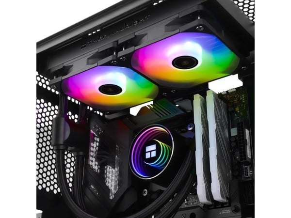 Thermalright Frozen Notte 240 BLACK ARGB, Væskekjølesett, 12 cm, Sort