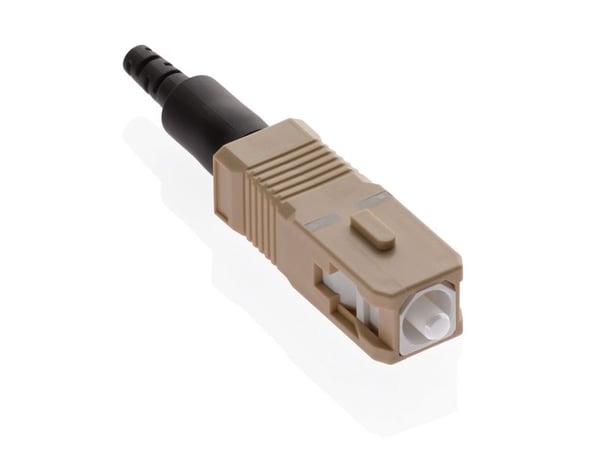 Leviton 49991-MSC, SC, urosliitin, OM1, beige, Meksiko, 1 kpl