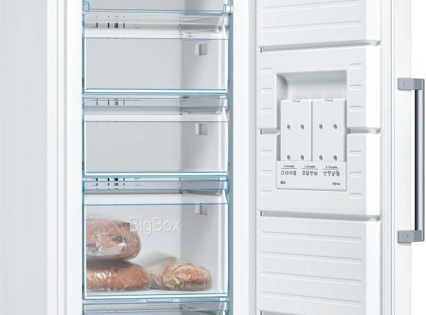 Bosch Serie | 4 GSN36CWEV - Fryser - stående - bredde: 60 cm - dybde: 65 cm - høyde: 186 cm - 242 liter - Klasse E - hvit