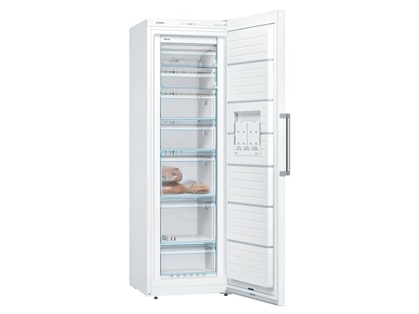 Bosch Serie | 4 GSN36CWEV - Fryser - stående - bredde: 60 cm - dybde: 65 cm - høyde: 186 cm - 242 liter - Klasse E - hvit