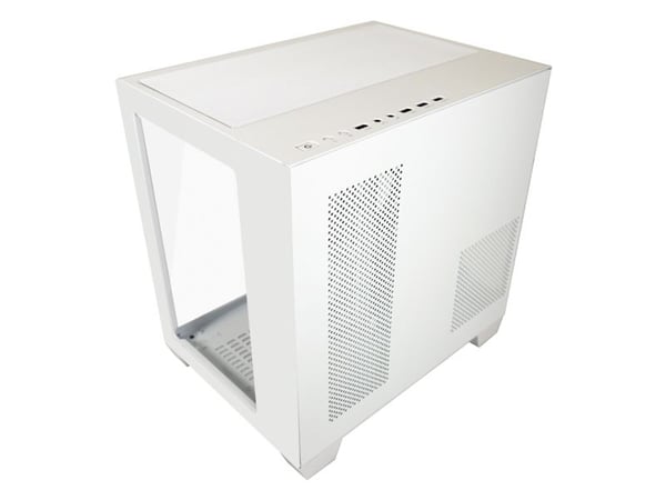 LC Power Gaming 807W Stormwatch_X - Midi-tårn gaming - utvidet ATX (E-ATX) - sidepanel med vindu (herdet glass) - ingen strømforsyning - hvit - USB...