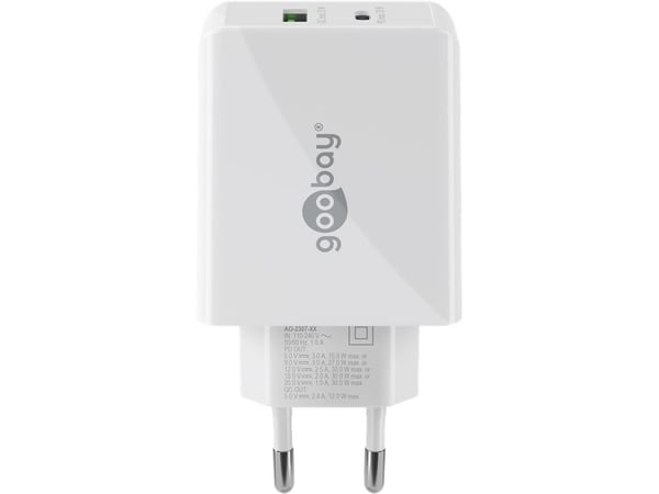 Goobay 61674, inomhus, AC, Vit