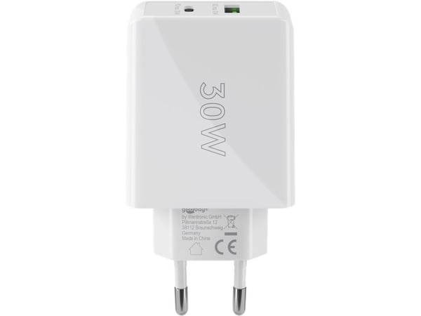Goobay 61674, inomhus, AC, Vit