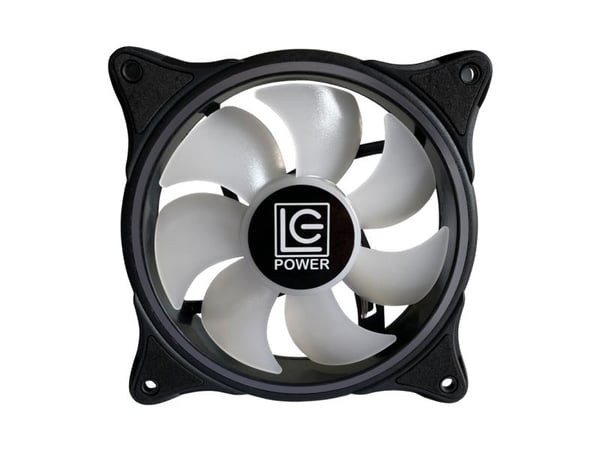 LC Power - Kabinettvifte - 120 mm - svart