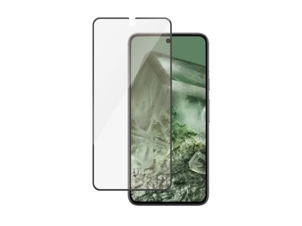 PanzerGlass - Skjermbeskyttelse for mobiltelefon - ultrabred passform - rammefarge svart - for Google Pixel 8