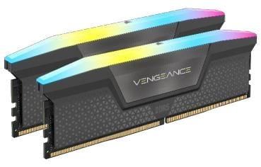 CORSAIR Vengeance RGB - DDR5 - sett - 32 GB: 2 x 16 GB - DIMM 288-pin - 5600 MT/s / PC5-44800 - CL40 - 1.25 V - svart