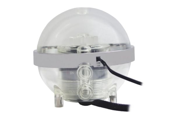 Alphacool 13795, Vannblokk, Acetal, Messing, Gjennomsiktig, 4-pin, 1/4", 60 °C