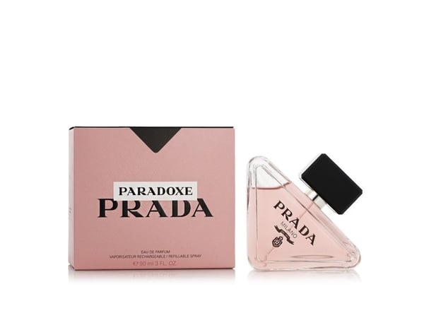 Prada Paradoxe, Kvinder, 100 ml, Genopfyldelig flaske, Bergamot, Pære, Tangerine, Jasmin, Neroli, Orangeblomst, Ravfarvet, Benzoin, Vanilie, Hvid m...
