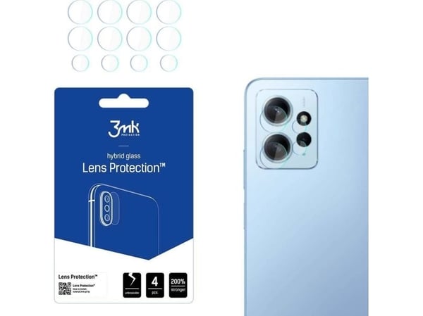 3MK hybridglass for kamera / objektiv XIAOMI REDMI 12 3mk fleksibelt glassobjektiv