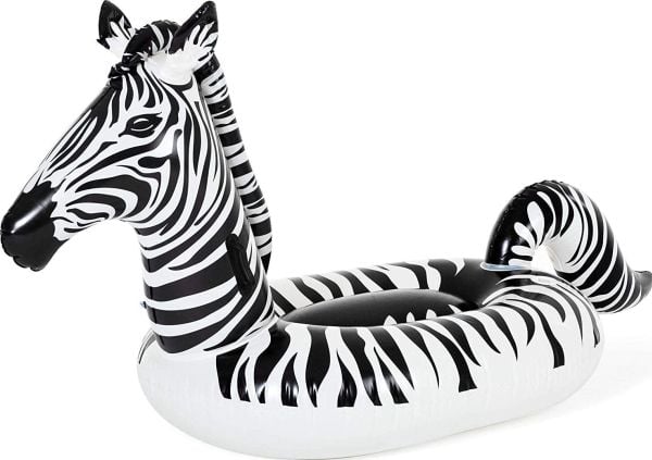 Bestway 41406, Svart, Gjennomsiktig, Rideflåte, Mønster, PVC, Gutt/Jente, 90 kg