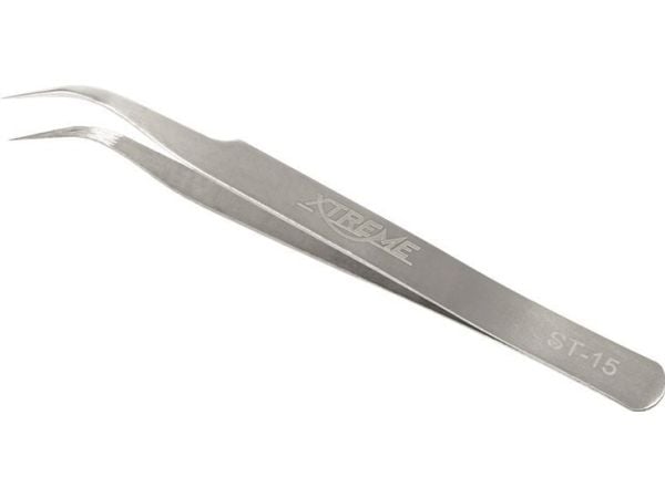 Puhallus 5318# Antimagneettiset taivutetut terävät pinsetit Puhallus 5318# Antimagneettiset taivutetut terävät pinsetit