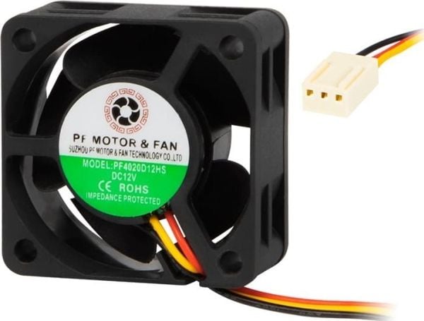 Fläkt Blow 40x20mm 12V slizg