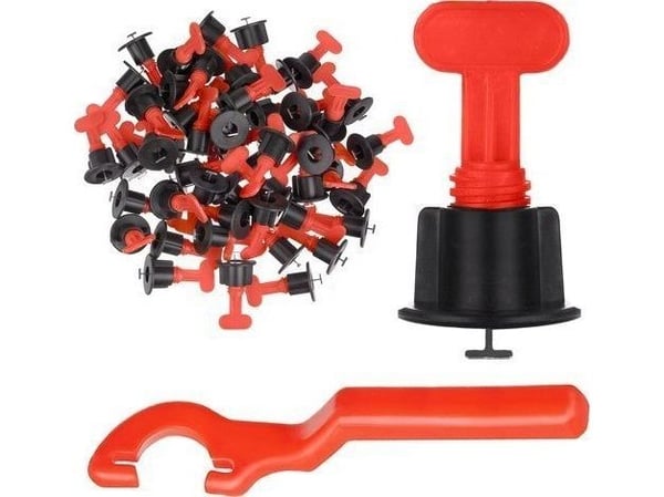 Iso Trade system for nivellering av fliser 51 stk. - S14509