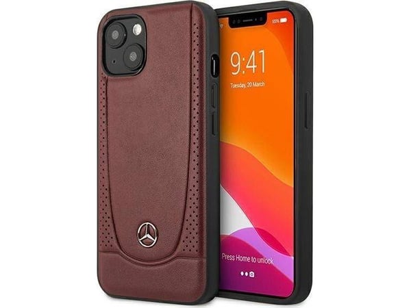 Mercedes Urban Line etui til iPhone 13 mini - rød