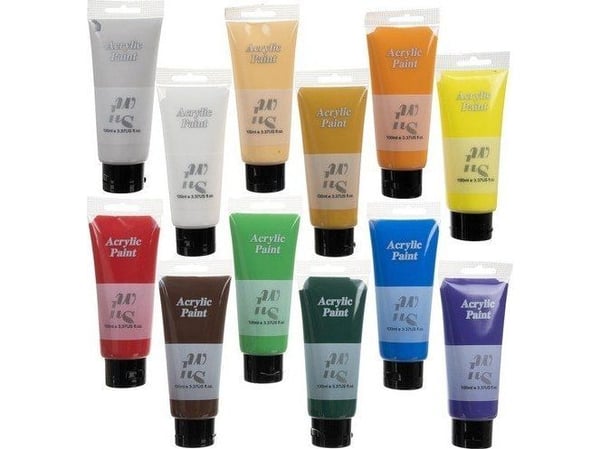 Maaleo Akryylimaalit 12kpl 100ml Maaleo 20424