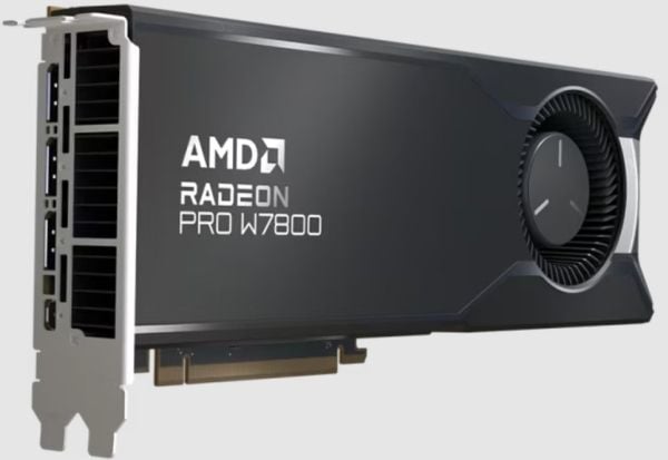 AMD Radeon Pro W7800 - Grafikkort - Radeon Pro W7800 - 32 GB GDDR6 - PCIe 4.0 x16 - 3 x DisplayPort, Mini DisplayPort