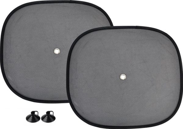 AMiO 01537 sidokjoler mot sol 2 st svarta 44×38 cm
