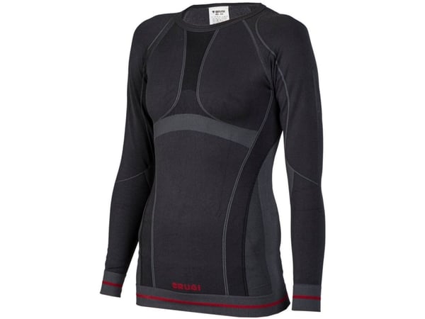 Brugi sømløs ungdoms T-skjorte Seamless svart str. 38 (1RAE)