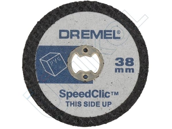 Dremel SC476, Metallkuttende skive, Plast, Sort, 3,8 cm