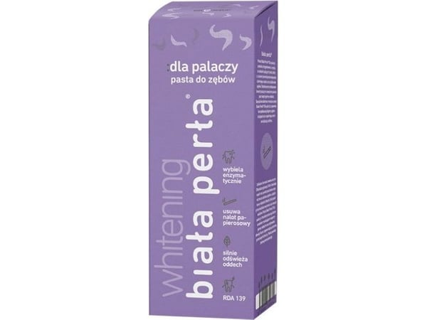 Hvit Perła Tannkrem For røykere 75ml Hvit Perła Tannkrem For røykere 75ml