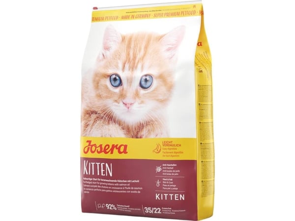 Josera Kitten, Kattunge, Alle hunderaser, Fjærfe, Ris, Laks, 2 kg