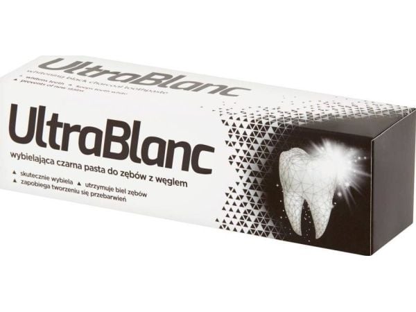 ULTRABLANC whitening svart tandkräm med aktiverat kol 75 ml