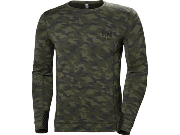 HH Workwear Lifa Merino ullundertröja med långa ärmar 75107 camo XL