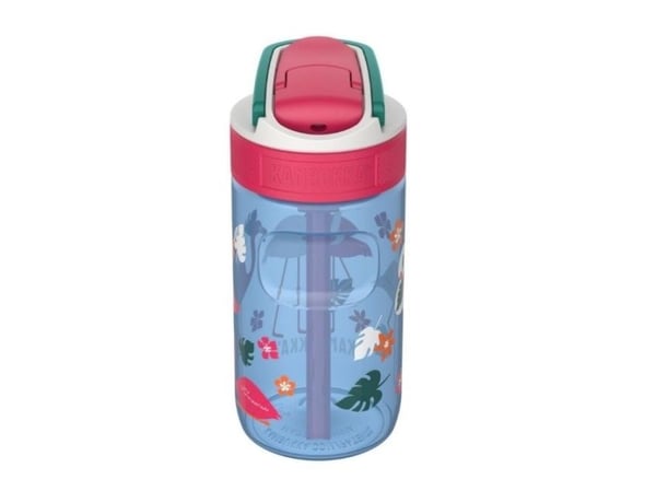 Kambukka vandflaske til børn Lagoon 400 ml Blå flamingo