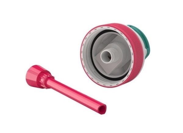 Kambukka vandflaske til børn Lagoon 400 ml Blå flamingo