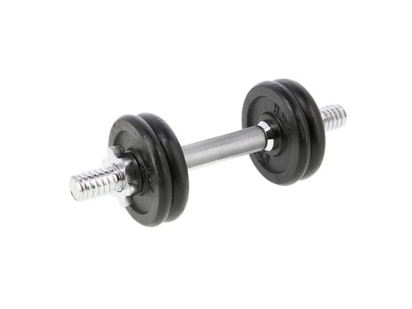 HMS SG01 gjenget vektstang 7kg 4 plater