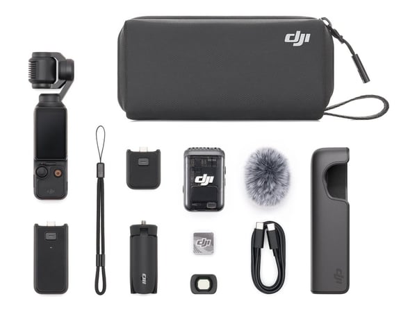 DJI Osmo Pocket 3 - Creator Combo - actionkamera - 4K / 60 fps - 9.4 MP - Wi-Fi, Bluetooth