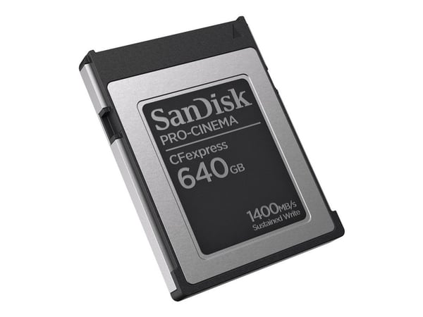 SanDisk PRO-CINEMA - Flashhukommelseskortti - 640 GB - CFexpress Type B